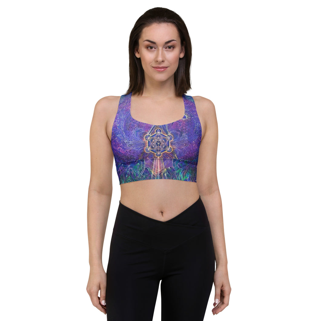 'Stargate' Longline sports bra