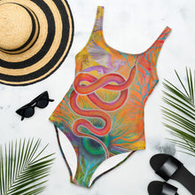 Load image into Gallery viewer, &#39;Pure Medicine&#39; One-Piece Swimsuit
