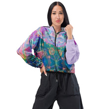 Load image into Gallery viewer, &#39;Prayers of Divine Imagination&#39; Cropped windbreaker
